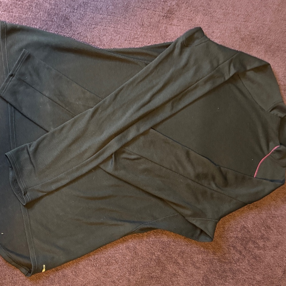 Salomon athletic Black and Pink Long Sleeve Top